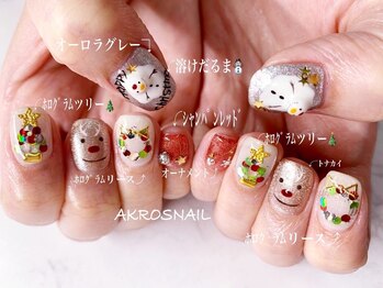 溶けだるまネイル 円 Pg アクロス ネイル Akros Nail のフォトギャラリー ホットペッパービューティー