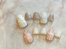 ブリオン 六本松店(Bullion)/ドレーププリーツネイル