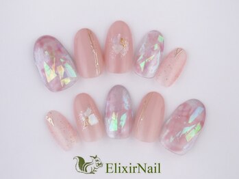 エリクサーネイル 五反田(Elixir Nail)/定額a シンプル/クーポン使用