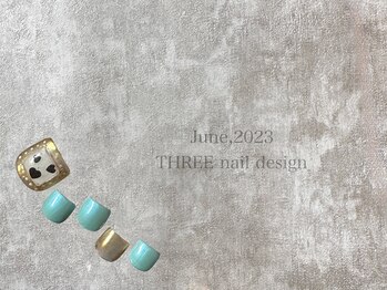スリー(THREE)/June 2023/nail design