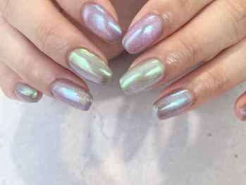 エン ダイカンヤマ(En'e daikanyama)/うるつや♪オーロラネイル♪