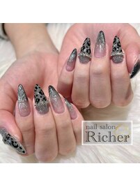 マグネット×豹柄