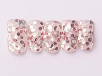 ジェミーネイル エビス(Jemiy nail ebisu)/うるうるホロ埋めつくし9900yen