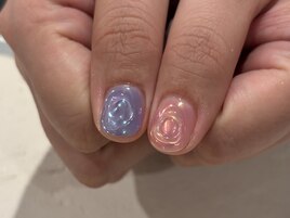 うるうるキャンディカラーネイル