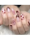 ハート&りぼんネイル ¥10,450