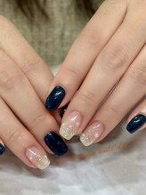 カミアンユイヤ ネイルラボ(KAMIANYUIYA Nail LAB)/ラメグラデーションデザイン
