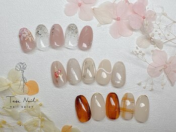 テセネイル(Tese Nail)の写真/毎月変わる!最旬デザインでおしゃれな手元に♪通いやすい価格設定と丁寧な施術でリピート間違いなし♪