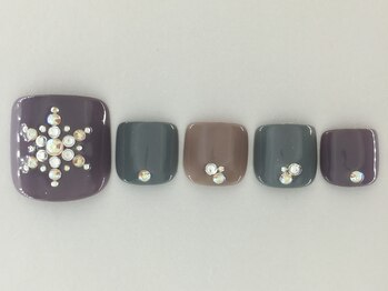 ネイルサロン フラール(Fullard)/334　フット　￥9698