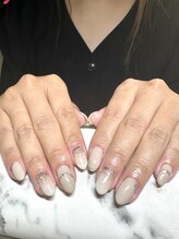 ホワイト(WHITE)/定額ネイル