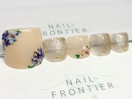 Sあじさい押花フット8980円～
