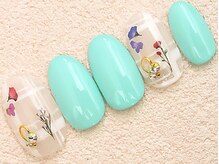ワンラブネイルズ 浦和(OneLoveNails)/【定額】6490円★　フラワー