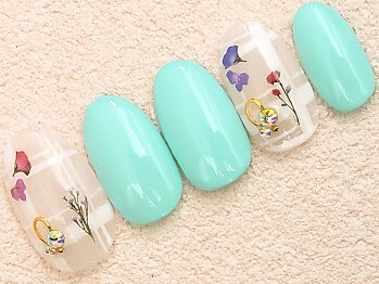 ワンラブネイルズ 浦和(OneLoveNails)/【定額】6490円★　フラワー