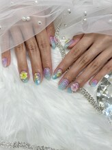 コル(COL.)/ハイビスカスネイル