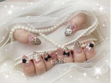 ネイルアンドまつげエクステ リッチエイト 原宿店(Rich8)/Y2K☆平成キティネイル