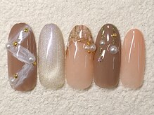 リノ ネイル(Rino nail)/12月新作ツイード712b2