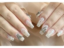 アモールビューティー 新宿店(Amor Beauty)/自爪持ち込みdesign10本リボン