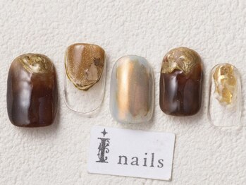 アイネイルズ 渋谷店(I nails)/秋色ニュアンスネイル