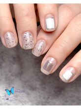 モルフォ 千駄ヶ谷(Morpho)/透明感抜群なシルバーネイル