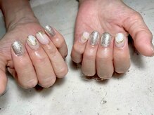 サロンド イト(salon de ito)/ラメ×ミラーアート