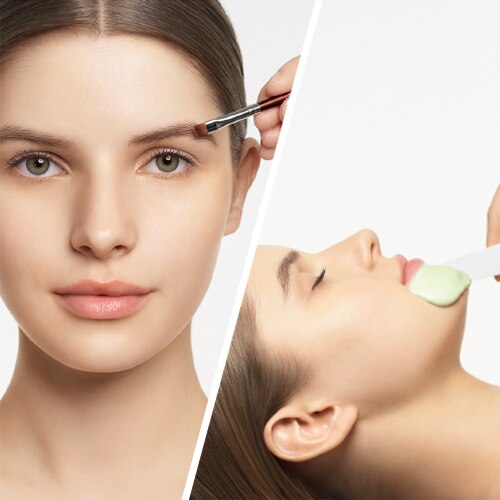 【再来店・前施術1年以内】アイブロウトリートメント+口元ケア｜新宿 眉毛