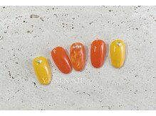 アモールビューティー 新宿店(Amor Beauty)/オフィスシンプル　オレンジ