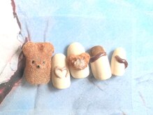 ゆびノさき/くまのネイル