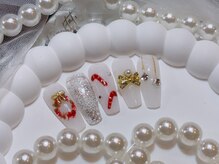 きらきらネイルサロン/クリスマスデザイン/冬ネイル