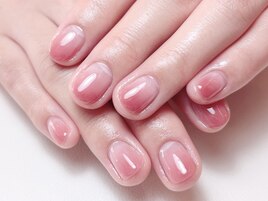 ピンクグラデでちゅるんと可愛く