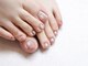 ディーネイル アイラッシュ オカザキ(DEE nail×eyelash okazaki)の写真/【オフケア込◆フットプレミアム定額¥7150】ハンド＆フットの同時施術(+¥2200)もOK！