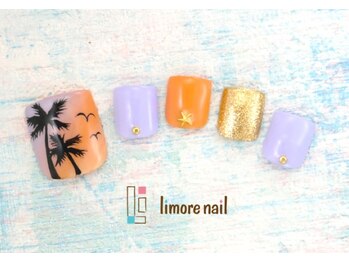 リモアネイル(limore nail)/【フット】サンセット☆