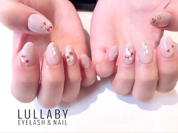 ララバイ 三軒茶屋店(LULLABY)/押し花シェルネイル