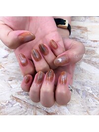 もやっとカラーリングネイル