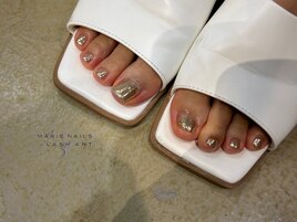 ¥7700 footミラーネイル 0801c