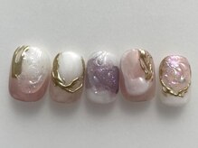 アイネイルズ 池袋店(I-nails)/ピンクミラーニュアンス