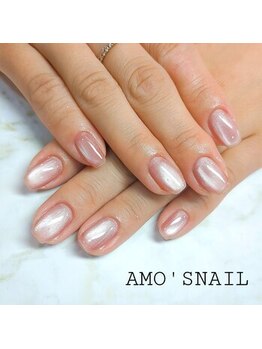 アモズネイル さっぽろ東急百貨店(AMO'S NAIL)の写真/オフィスカラー多数ご用意◎肌に溶け込むナチュラルカラーで、指先から洗練された印象を目指して♪
