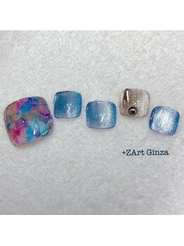 プラスジアート 銀座/￥9500 フットネイル