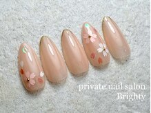 プライベートブライティ(Brighty)/桜ネイル