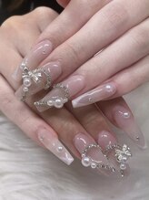 キレイエ ネイルズ(KIREIE NAILS)/大人ガーリーネイル