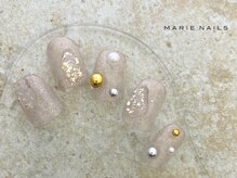 マリーネイルズ 横浜店(MARIE NAILS)/定額￥7,700 キラキラ 0821d