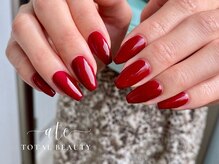 アテ(ate)/ボルドーワンカラーネイル