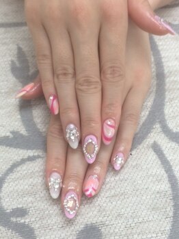 エムアイネイル(MI nail)/ジェルアートつけ放題¥8200