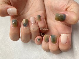 グリーンニュアンスネイル
