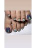 【フットネイル】　親指のみアート¥7000 持ち込みアート可！