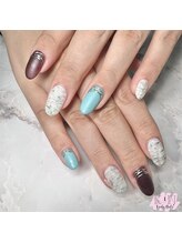 キャンディーネイルズ(Kandy Nails)/ツイードネイル