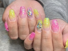 ★ネオングラデーションネイル★