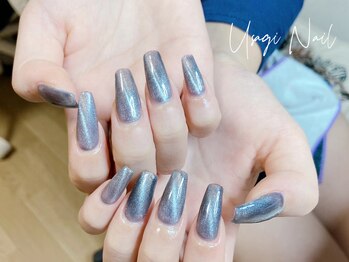 ウサギネイル 新大久保店(usagi nail)/マグネットフレンチ秋可愛い