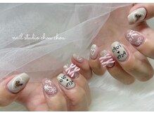 ネイルアンドアイラッシュスタジオ シュシュ(chouchou)/手描き・ラクガキネイル