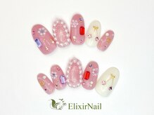 エリクサーネイル 五反田(Elixir Nail)/定額c やり放題／クーポン使用
