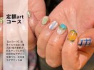 チェックネイル♪