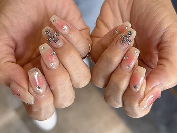 cheek nails♪